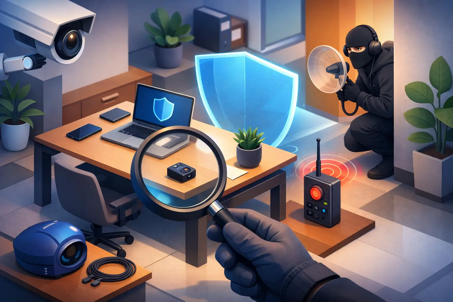 Αντιπαρακολούθηση για γραφεία: τι χρειάζεται