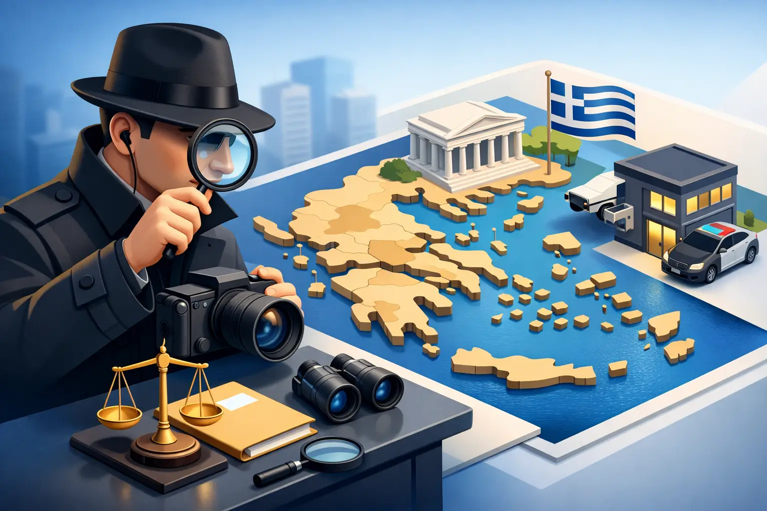 Είναι νόμιμος ο ιδιωτικός ντετέκτιβ στην Ελλάδα;