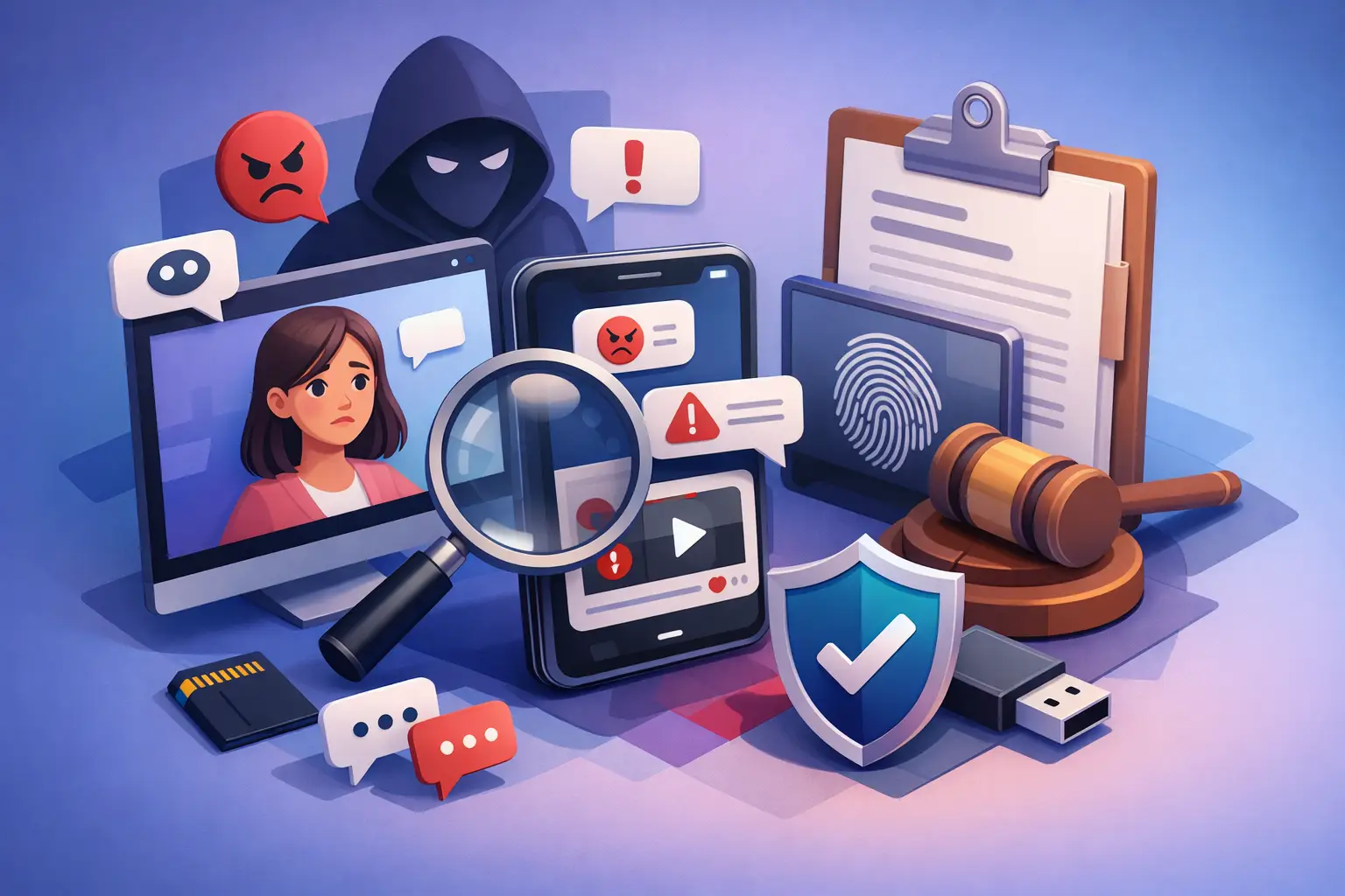 Απόδειξη παρενόχλησης online με νόμιμα στοιχεία